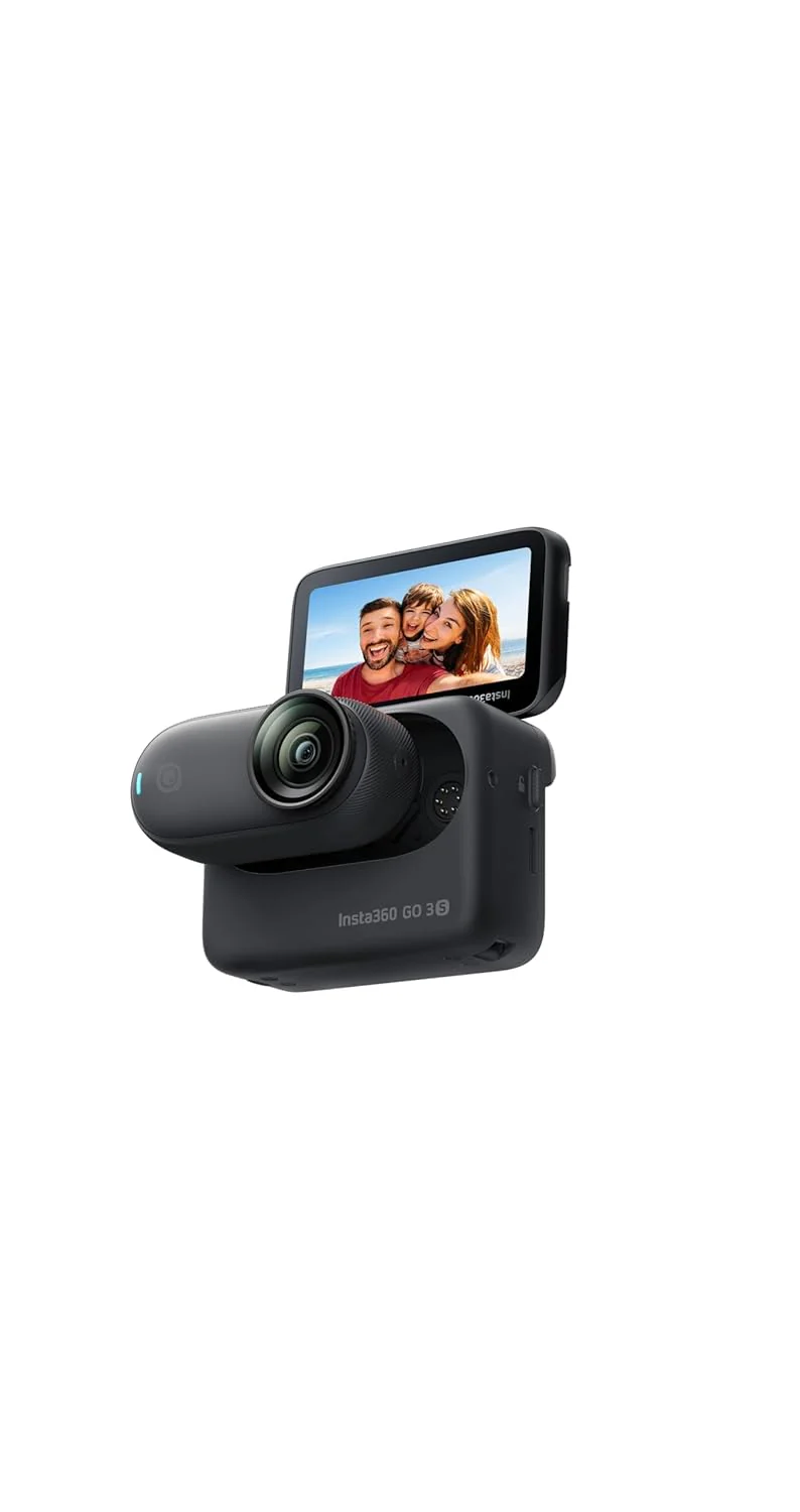 insta360 GO 3S - 64 GB 4K Tiny Portable Vlogging Camera, Hands-Free POVs, Mount Anywhere, Stabilization, 140 Min Battery Life, 10m Waterproof, Pet POV (BRAND NEW/SEALED) - Image 4