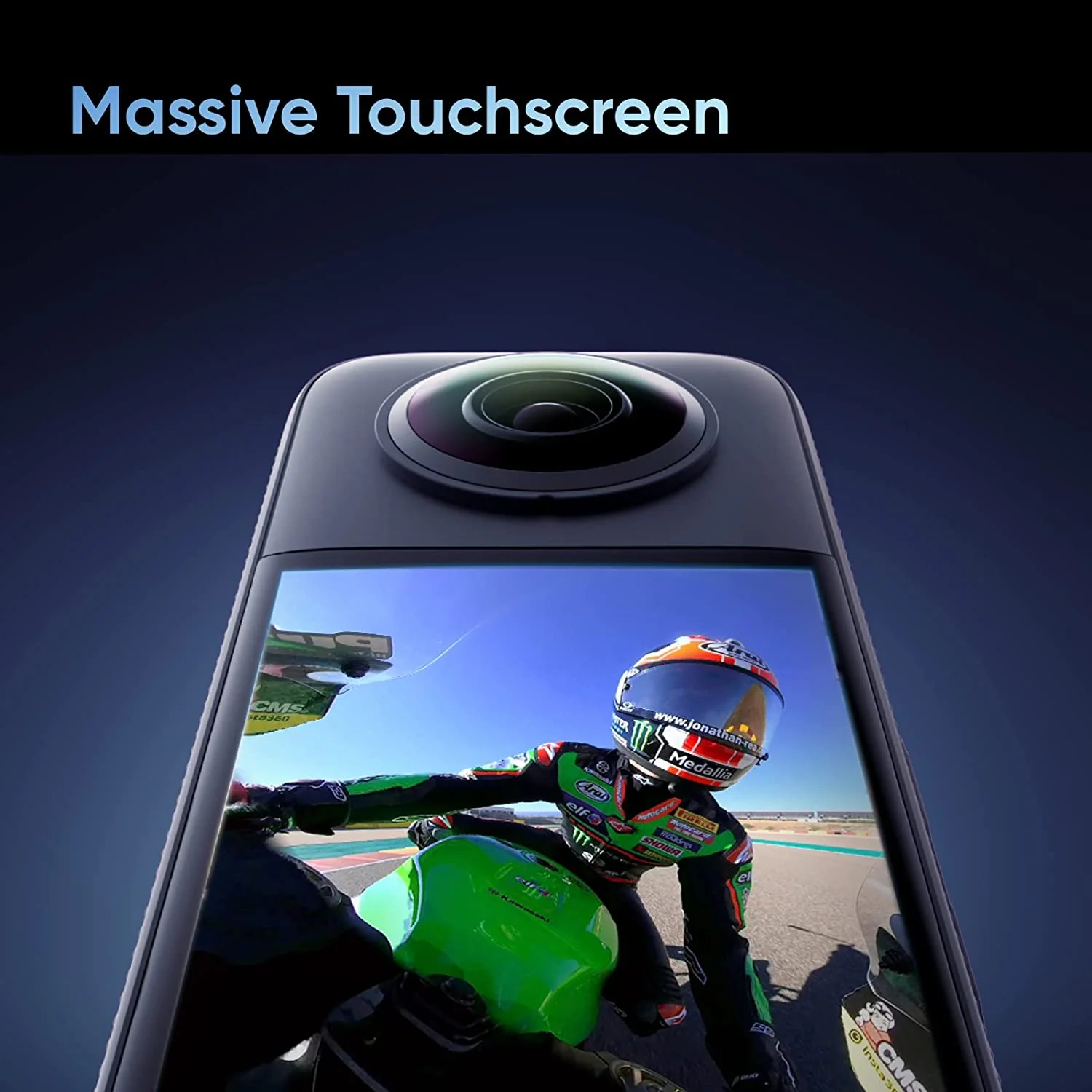 insta360 X3 Action Camera, 5.7K 360 Capture, Optical Zoom 3X, 72 MP 360 Photo, Black - Image 2