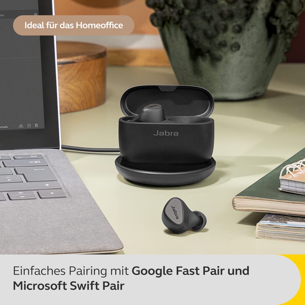Jabra Connect 5t Work from Home True Wireless In Ear Bluetooth Earbuds with Hybrid Active Noise Cancellation (ANC), 6-mic call technology and Bluetooth Multipoint - Image 8