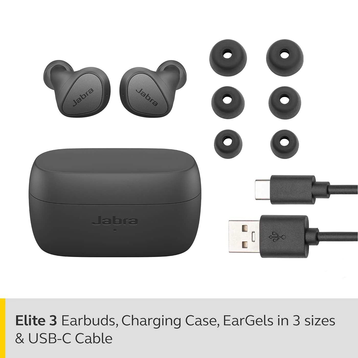 Jabra Elite 3 in Ear Bluetooth Truly Wireless in Ear Earbuds, Noise Isolating with mic for Clear Calls (BRAND NEW/SEALED) - Image 2