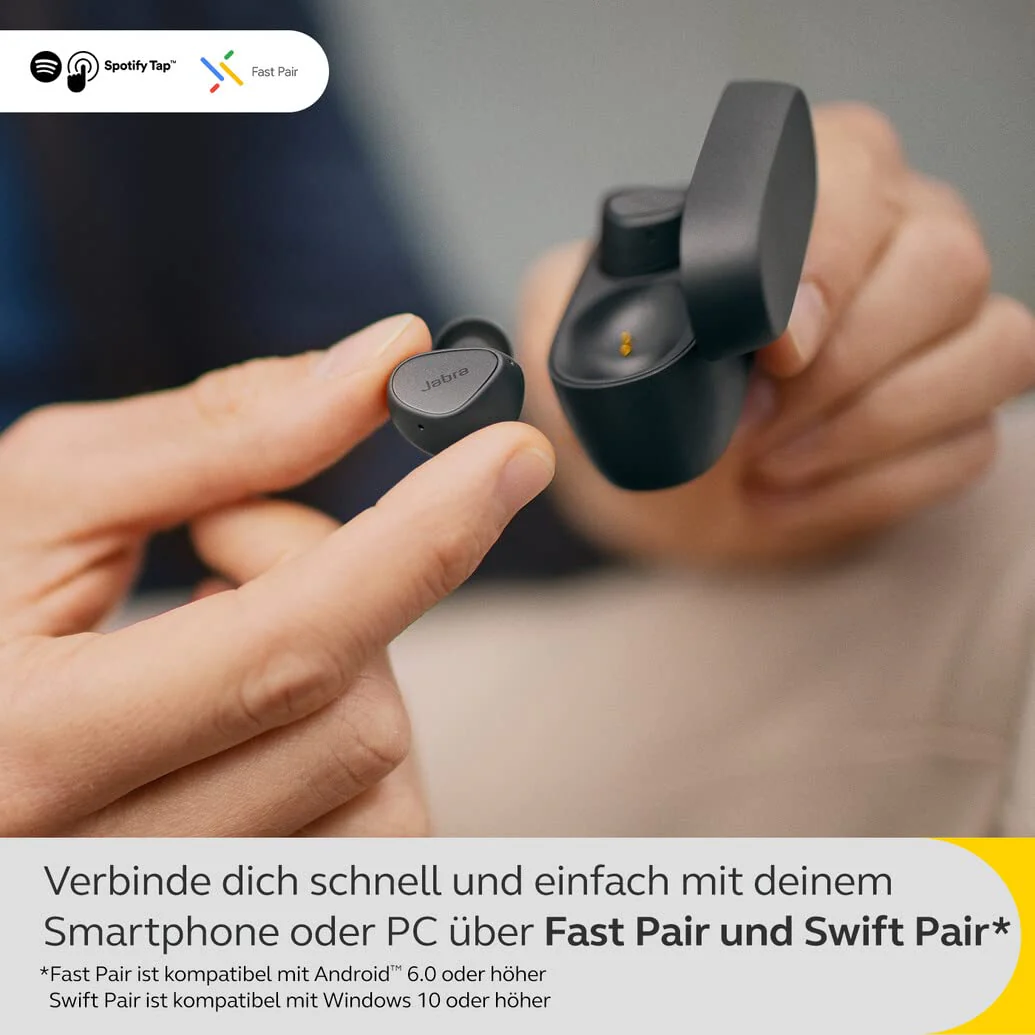 Jabra Elite 4 Wireless Earbuds | Active Noise Cancelling | Comfortable Bluetooth Earphones - Image 5