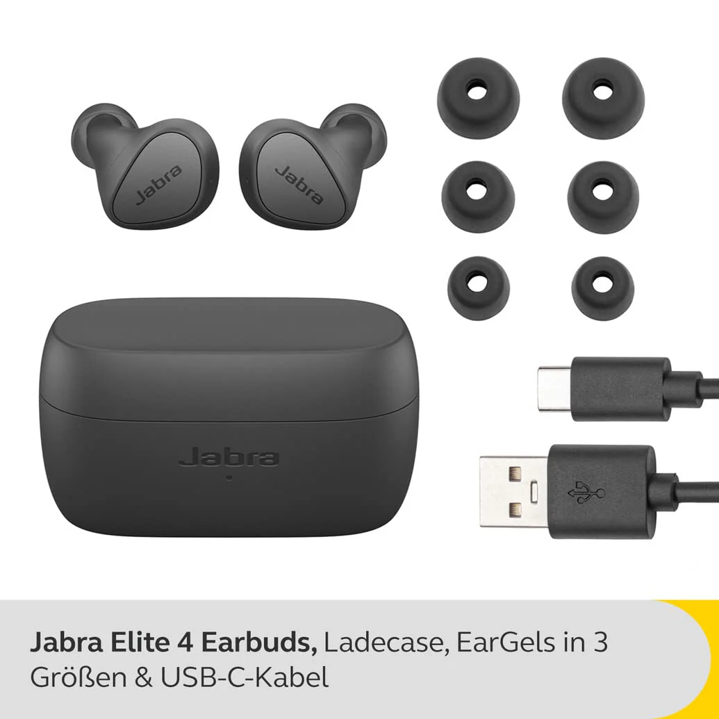 Jabra Elite 4 Wireless Earbuds | Active Noise Cancelling | Comfortable Bluetooth Earphones - Image 8
