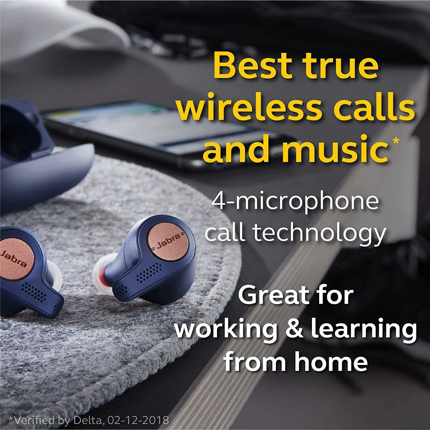 Jabra Elite 65t Active – True Wireless Earbuds with Charging Case – Bluetooth Earbuds with a Secure Fit and Superior Sound - Image 5
