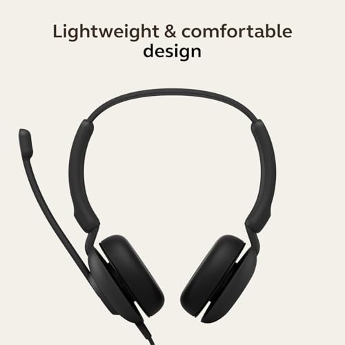 Jabra Evolve 10, On Ear Noise Cancellation Mic with Fully Adjustable Boom Arm and USB-A Connectivity Stereo Headset, Black - Image 4
