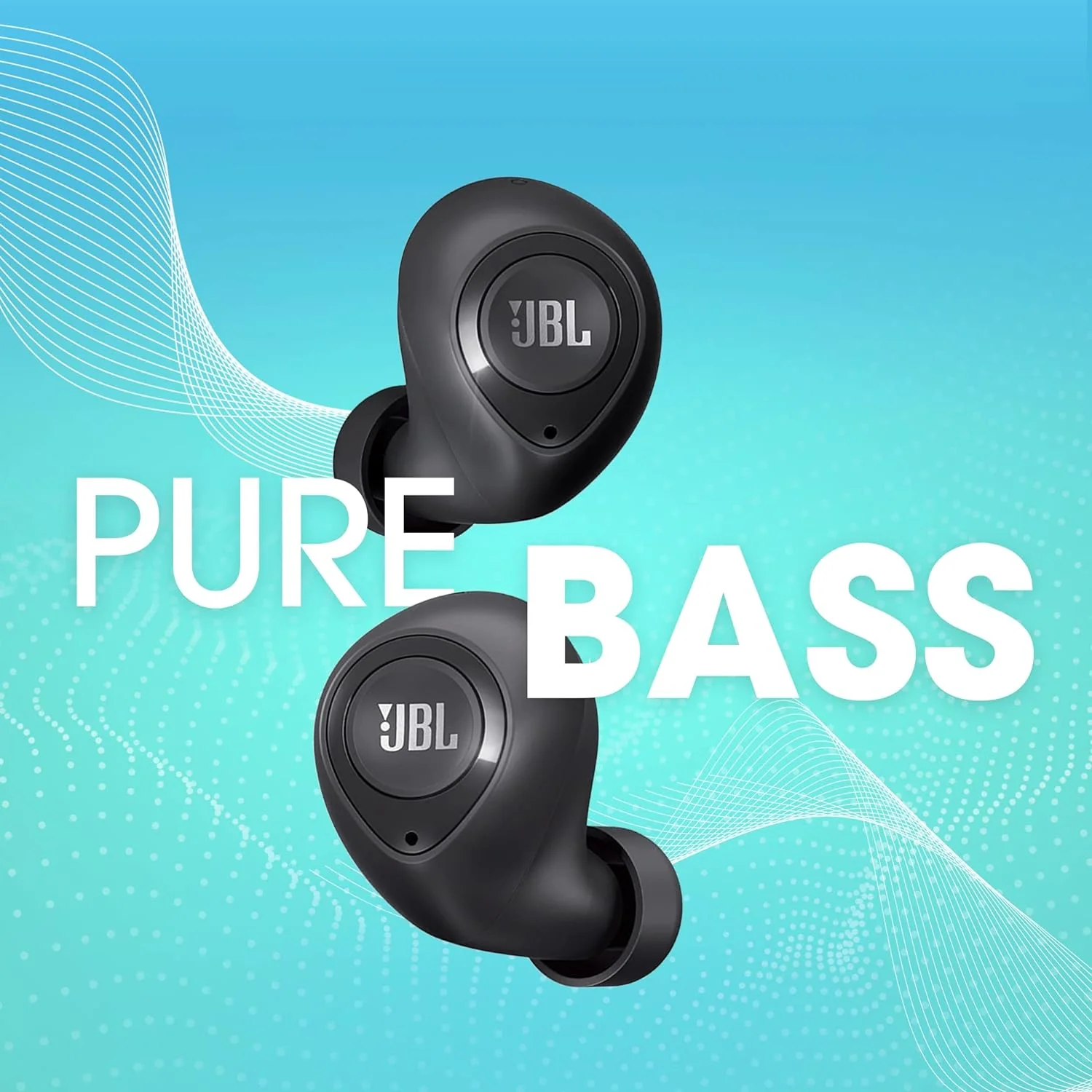 JBL C100TWS by Harman Truly Wireless Bluetooth in Ear Headphone with Mic (Black) - Image 7