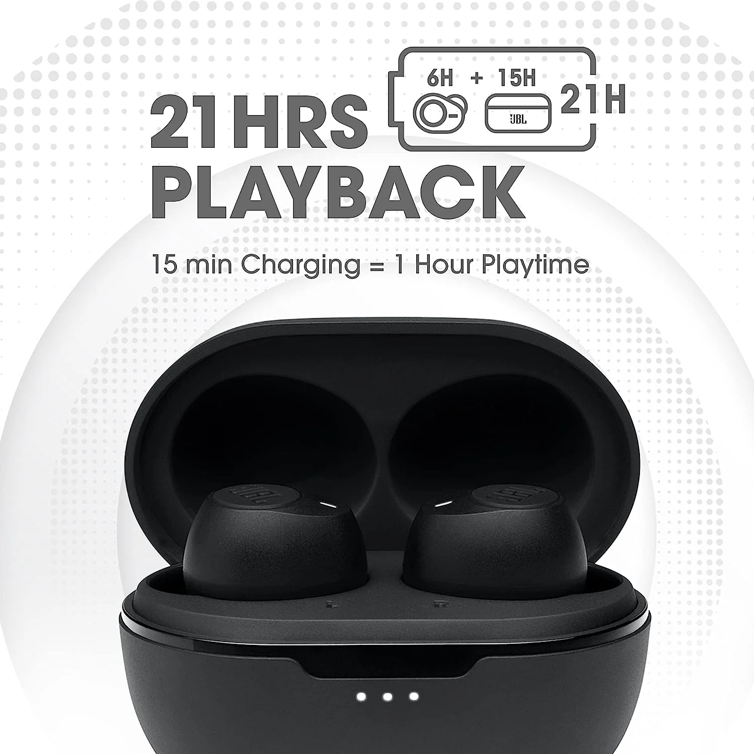 JBL C115 True Wireless in Ear Earbuds with Mic - Image 4