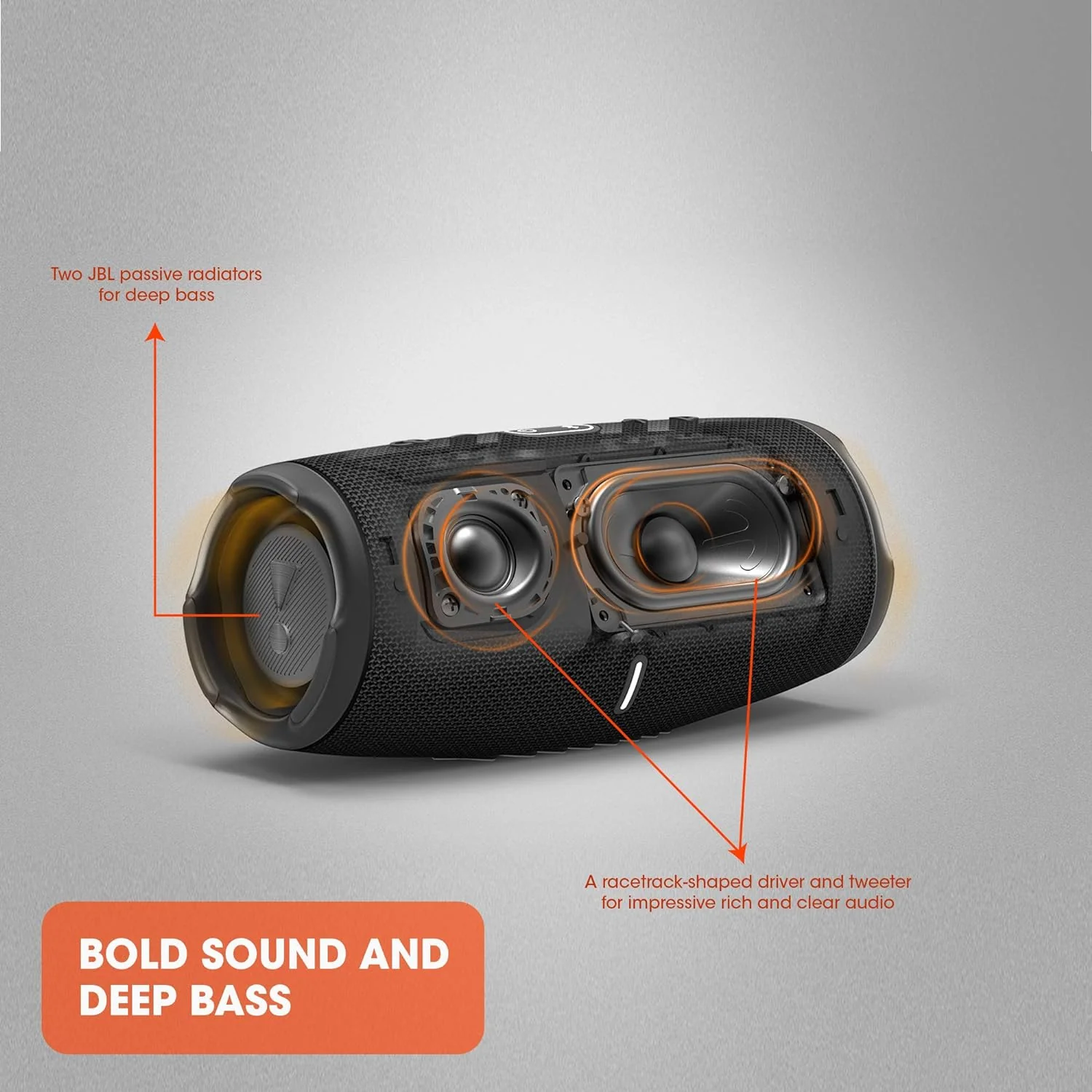JBL Charge 5, Wireless Portable Bluetooth Speaker Pro Sound, 20 Hrs Playtime, Powerful Bass Radiators, Built-in 7500mAh Powerbank, PartyBoost, IP67 Water & Dustproof - Image 10