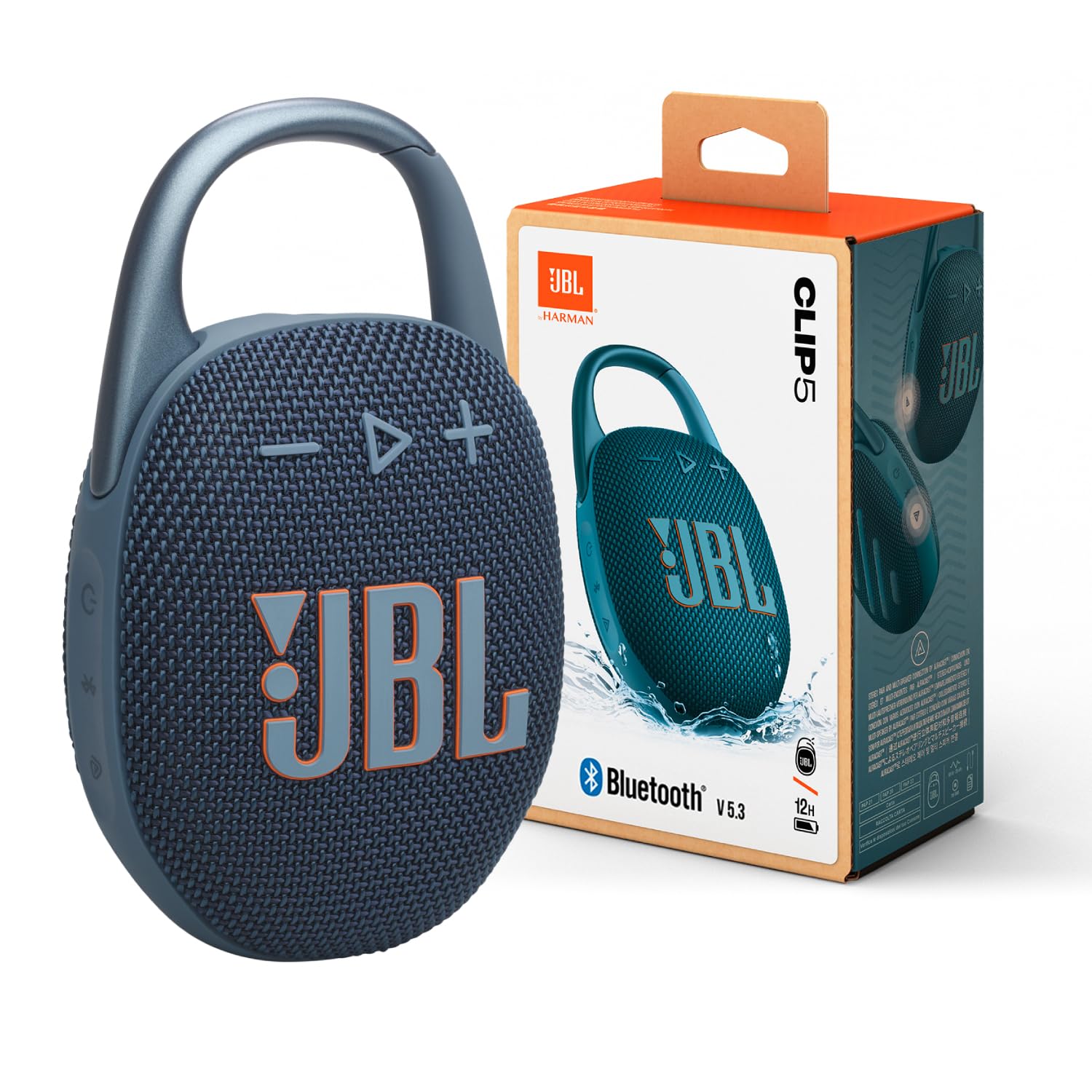 JBL Clip 5, Wireless Ultra Portable Bluetooth Speaker, Pro Sound, 12hrs of Playtime, Integrated Carabiner, Vibrant Colors with Rugged Fabric Design - Image 8