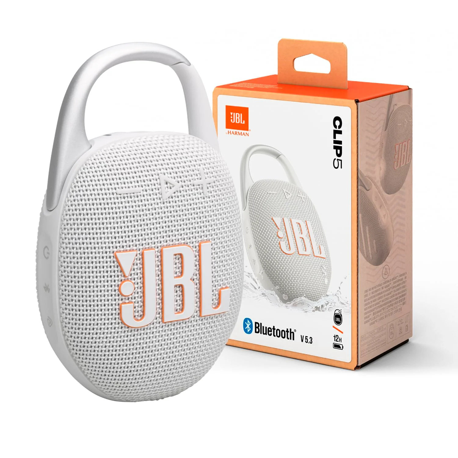 JBL Clip 5, Wireless Ultra Portable Bluetooth Speaker, Pro Sound, 12hrs of Playtime, Integrated Carabiner, Vibrant Colors with Rugged Fabric Design - Image 9