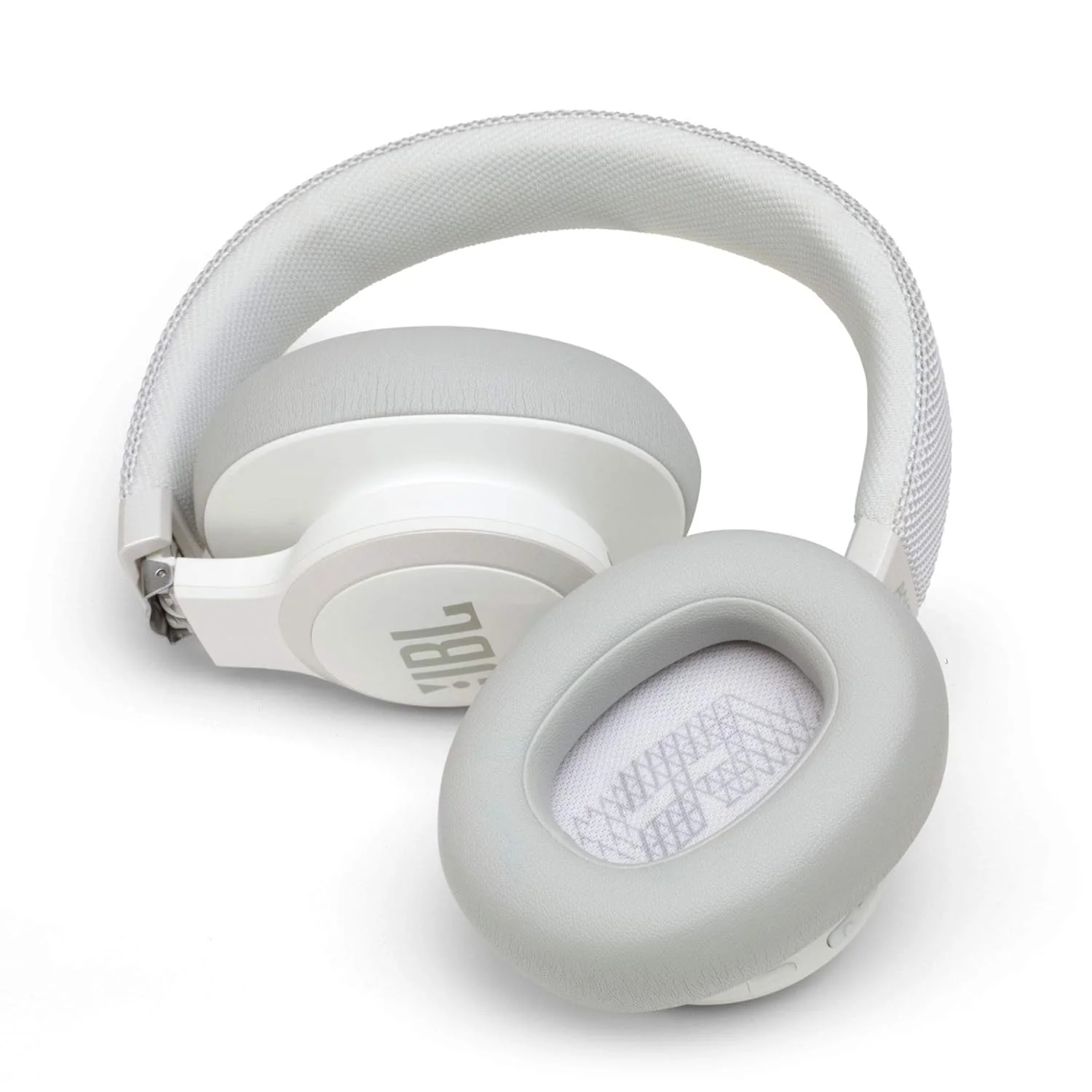 JBL Live 650BTNC, Over Ear Active Noise Cancelling Headphones with Mic, Signature Sound, Quick Charge, Dual Pairing, AUX, Built-in Alexa and Google Assistant (White, Wireless) - Image 4