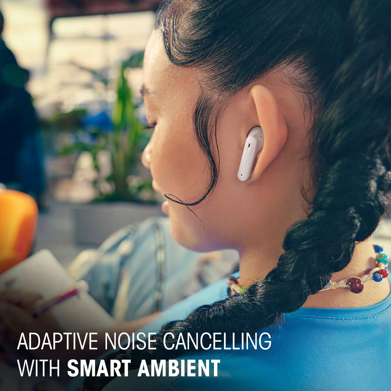 JBL New Launch Tune Flex 2 TWS, ANC Earbuds, 48Hr Playtime,Dual Connect, Ambient Aware, Relax Mode, Customized EQ with Headphones App, 6 Mics for Clear Calls, Spatial Sound, Personi-Fi 3.0 (Black) - Image 2