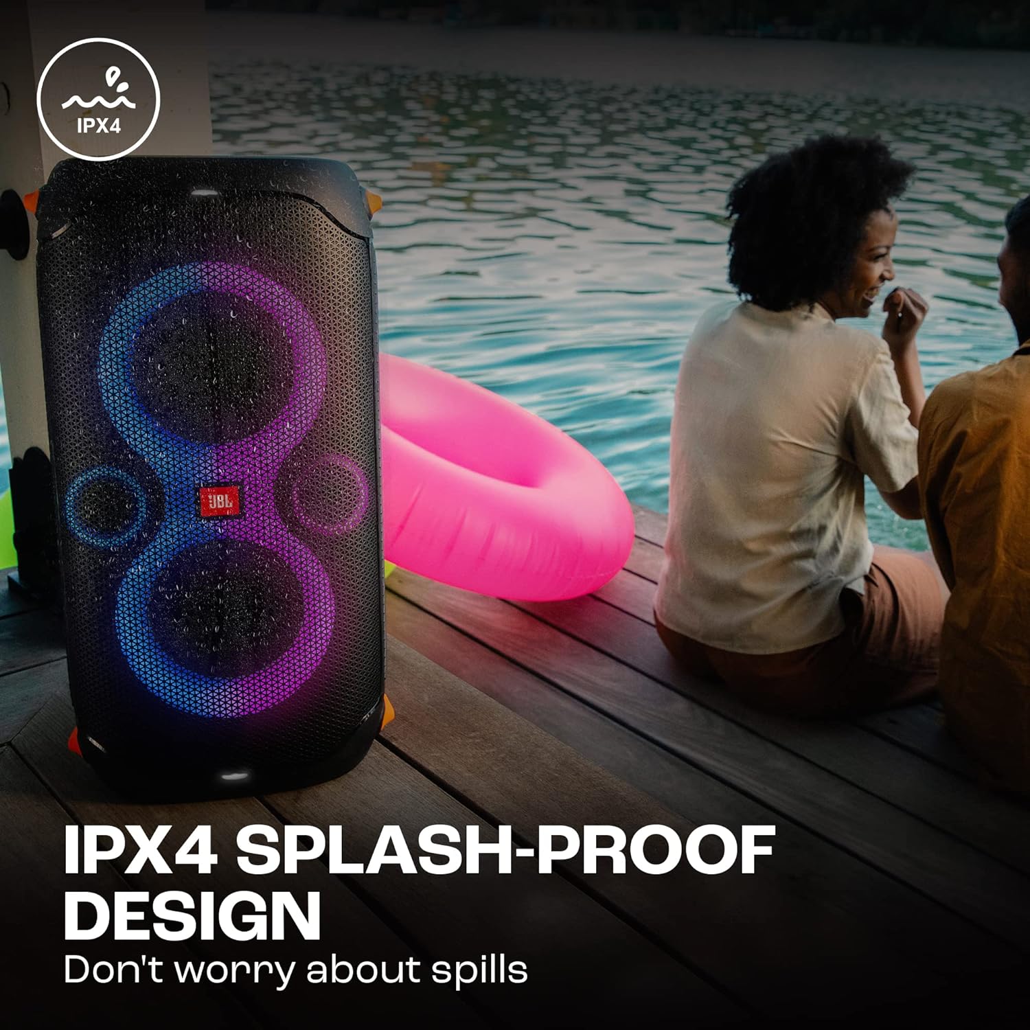 JBL Partybox 110 | Wireless Bluetooth Party Speaker (Volume Knob Missing) - Image 6