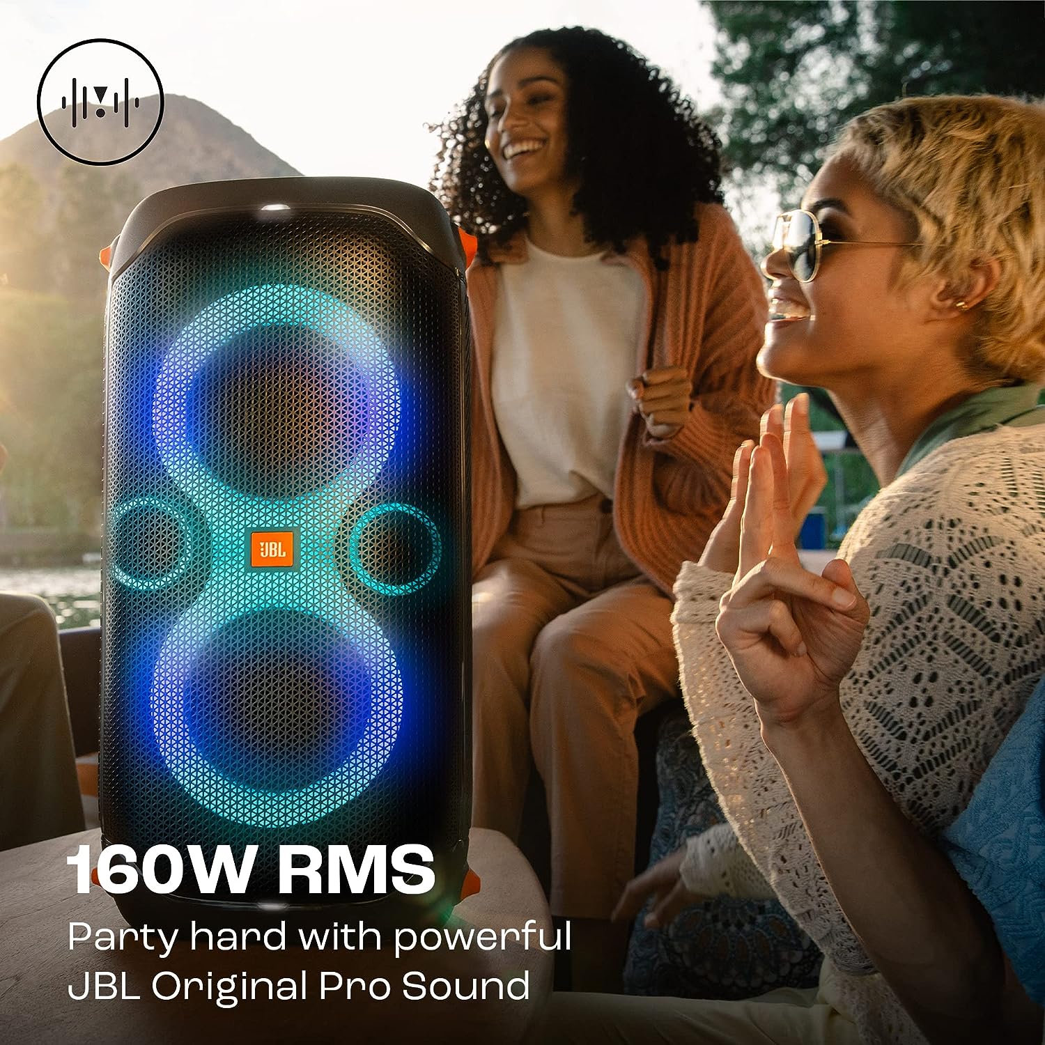 JBL Partybox 110 | Wireless Bluetooth Party Speaker (Volume Knob Missing) - Image 7