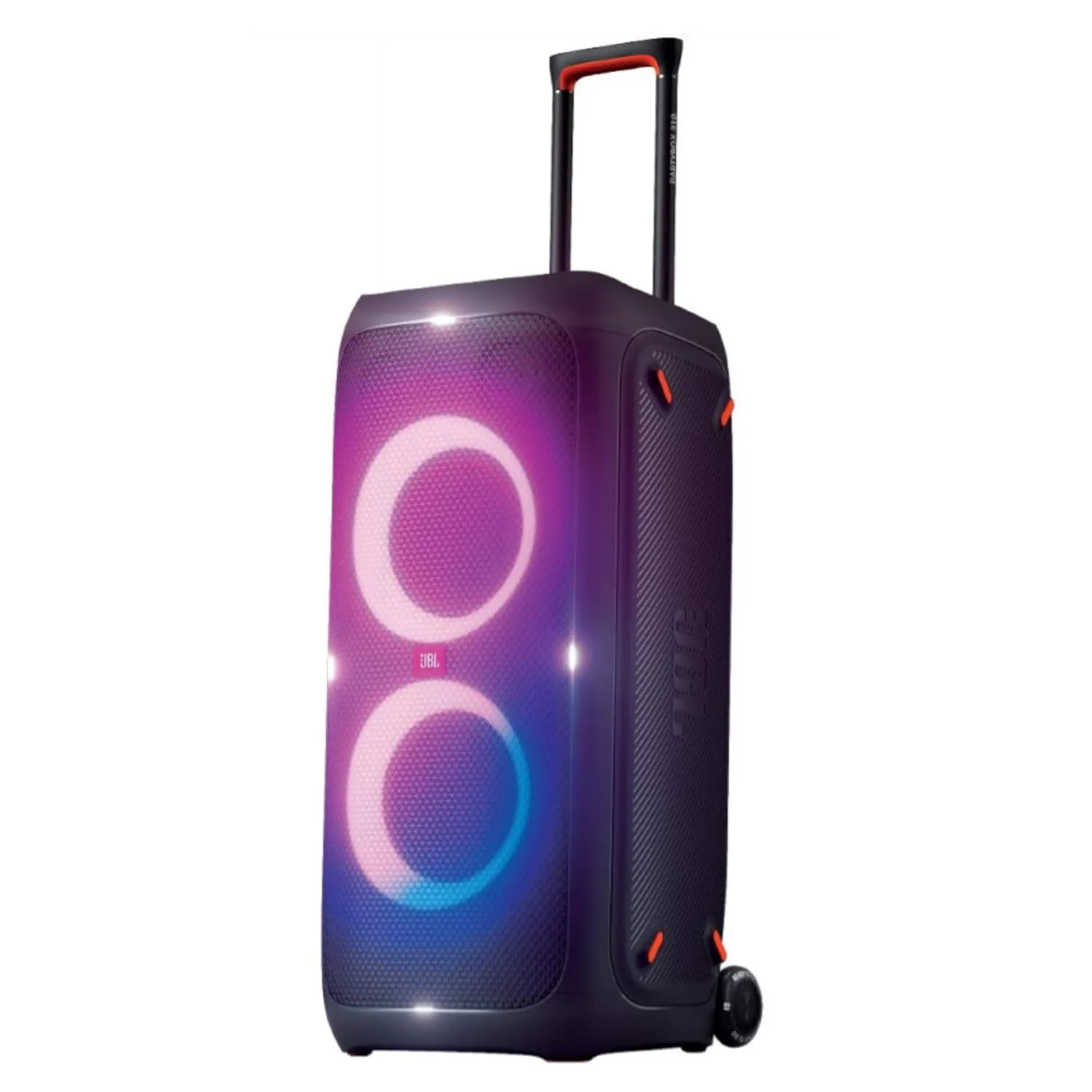 JBL Partybox 310 | Portable Bluetooth Party Speaker | 240W Monstrous Pro Sound | Dynamic Light Show | Backlit Panel | Telescopic Handle & Wheels | Guitar & Mic Support PartyBox App (Black)