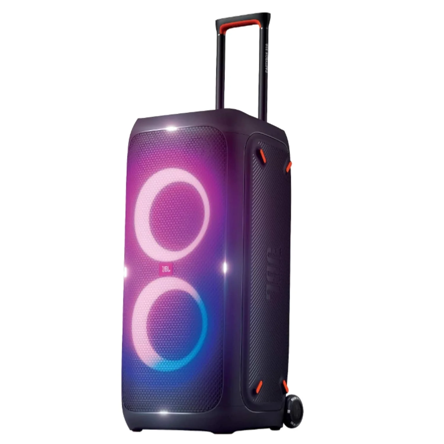 JBL Partybox 310 | Portable Bluetooth Party Speaker | 240W Monstrous Pro Sound | Dynamic Light Show | Backlit Panel | Telescopic Handle & Wheels | Guitar & Mic Support PartyBox App (Black) - Image 10