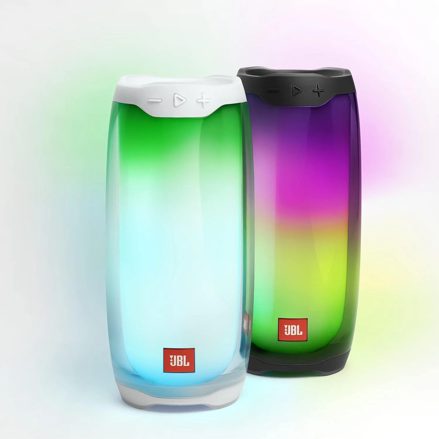 JBL Pulse 4, Wireless Portable Bluetooth Speaker with Customizable Ambient Lightshow, Signature Sound with Bass Radiator, PartyBoost, IPX7 Waterproof & Type C - Image 2