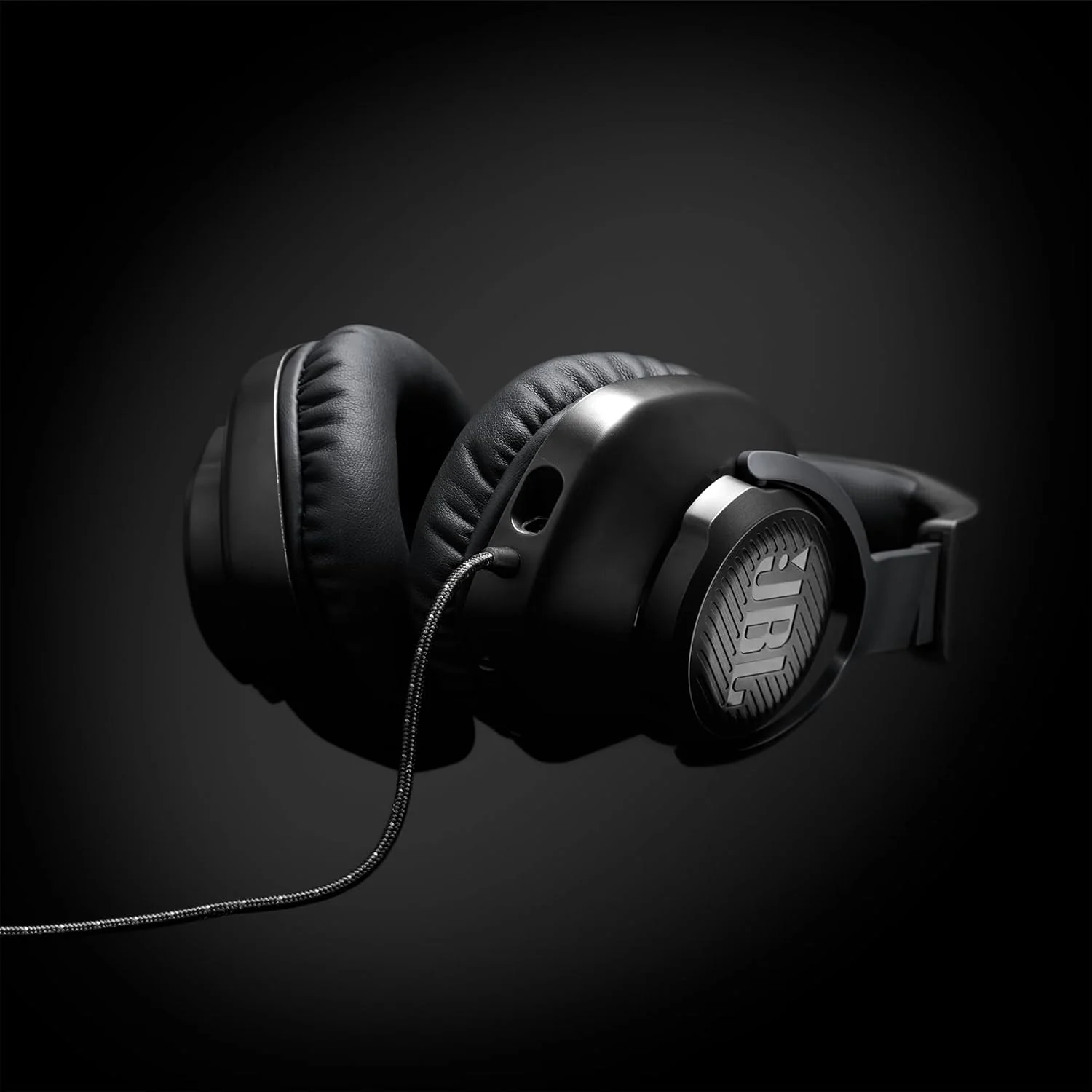 JBL Quantum 100 Wired Over Ear Gaming Headphones with Mic, 40mm Realistic Dynamic Drivers, Detachable Boom Mic, 1kHz Sensitivity, Memory Foam Cushioning, PC/Mobile/PS/Xbox/Nintendo/VR Compatible - Image 2