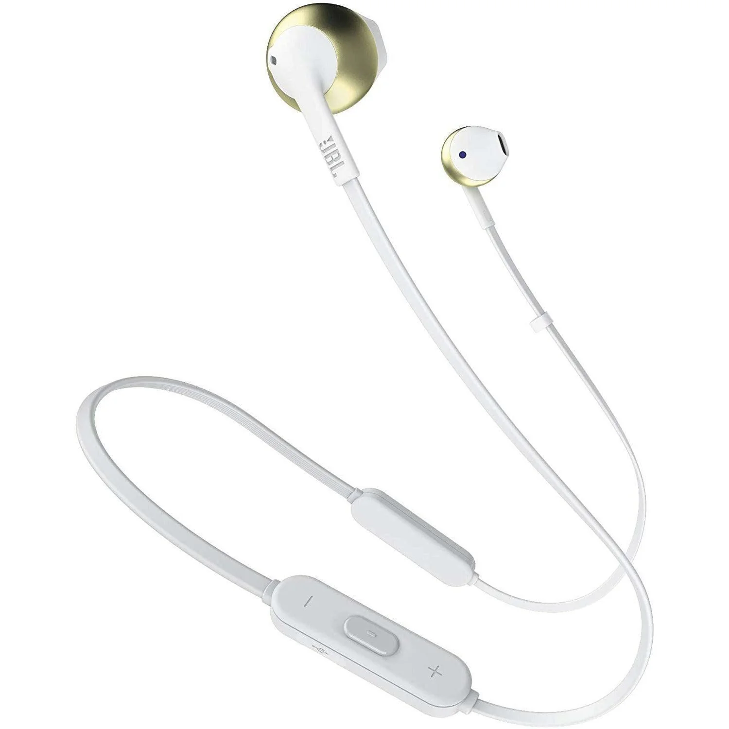 JBL T205BT Pure Bass Wireless Metal Earbud Headphones with Mic - Image 6