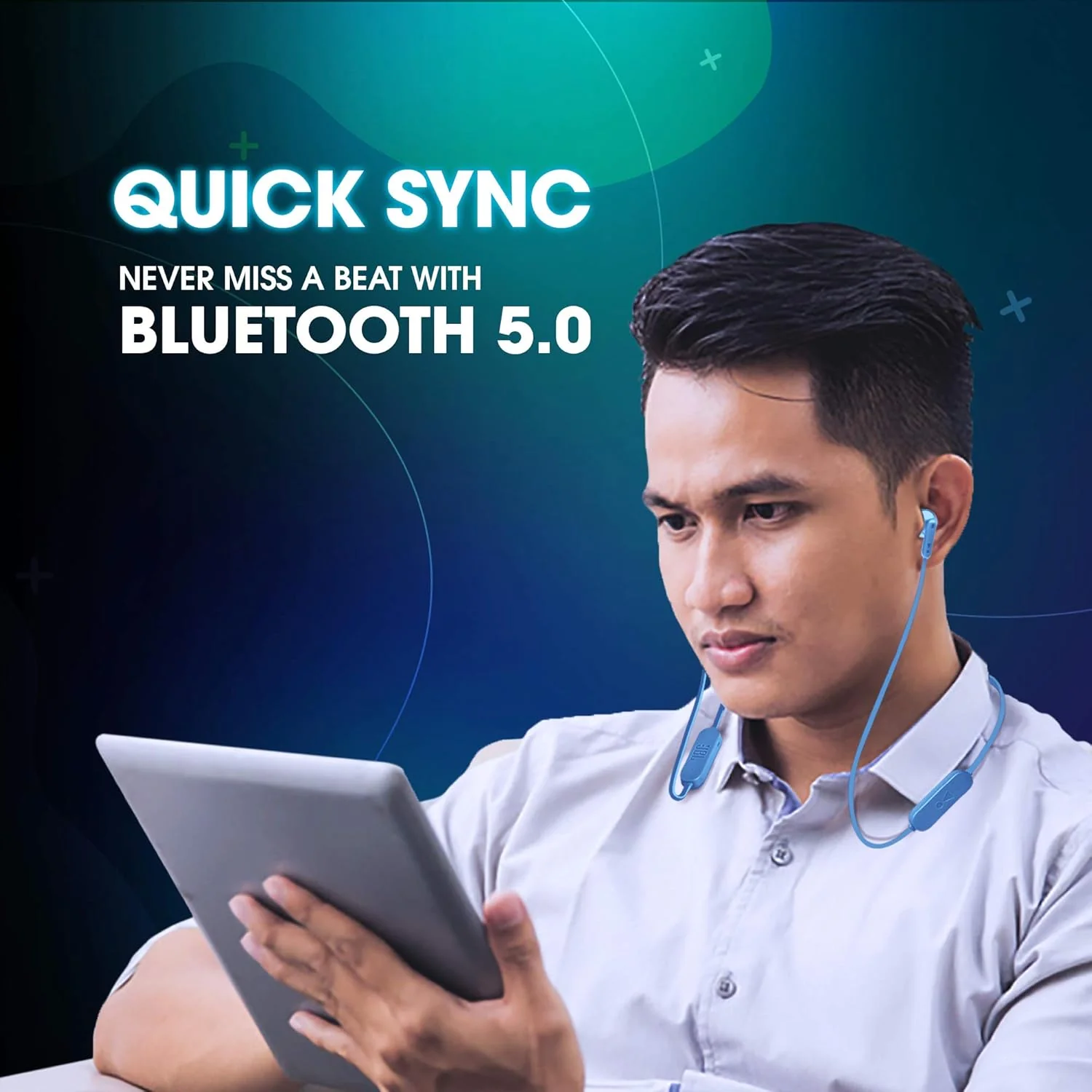 JBL Tune 215BT, 16 Hrs Playtime with Quick Charge, in Ear Bluetooth Wireless Earphones with Mic, 12.5mm Premium Earbuds with Pure Bass, BT 5.0, Dual Pairing, Type C & Voice Assistant Support - Image 8