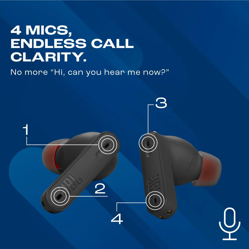JBL Tune 235NC in Ear Wireless ANC Earbuds (TWS), Massive 40Hrs Playtime with Speed Charge (Black) - Image 11