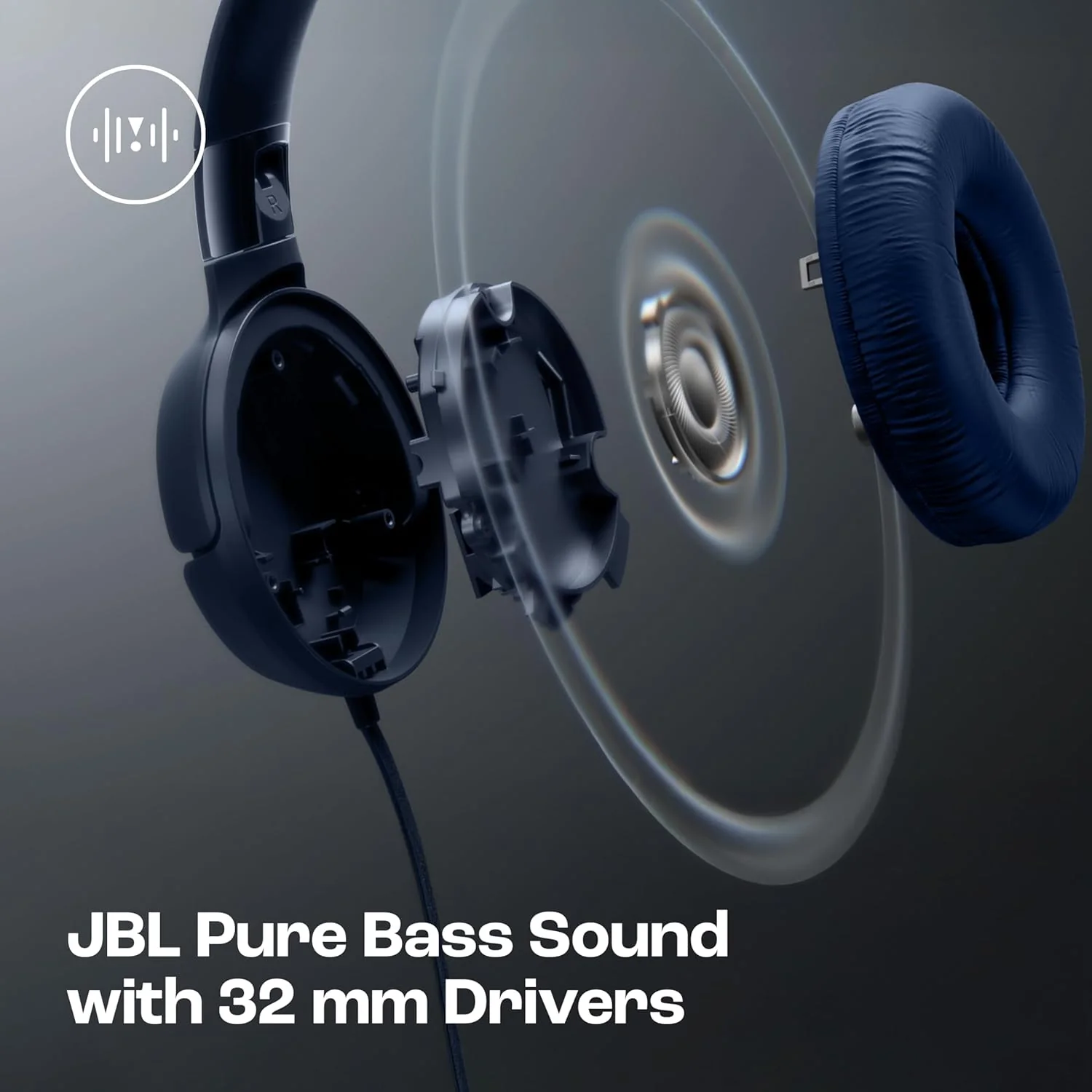 JBL Tune 520C On Ear Type C Wired Headphone, Pure Bass Sound,3-Button Remote with Microphone,Comfort Fit and Foldable Design(Blue) - Image 6