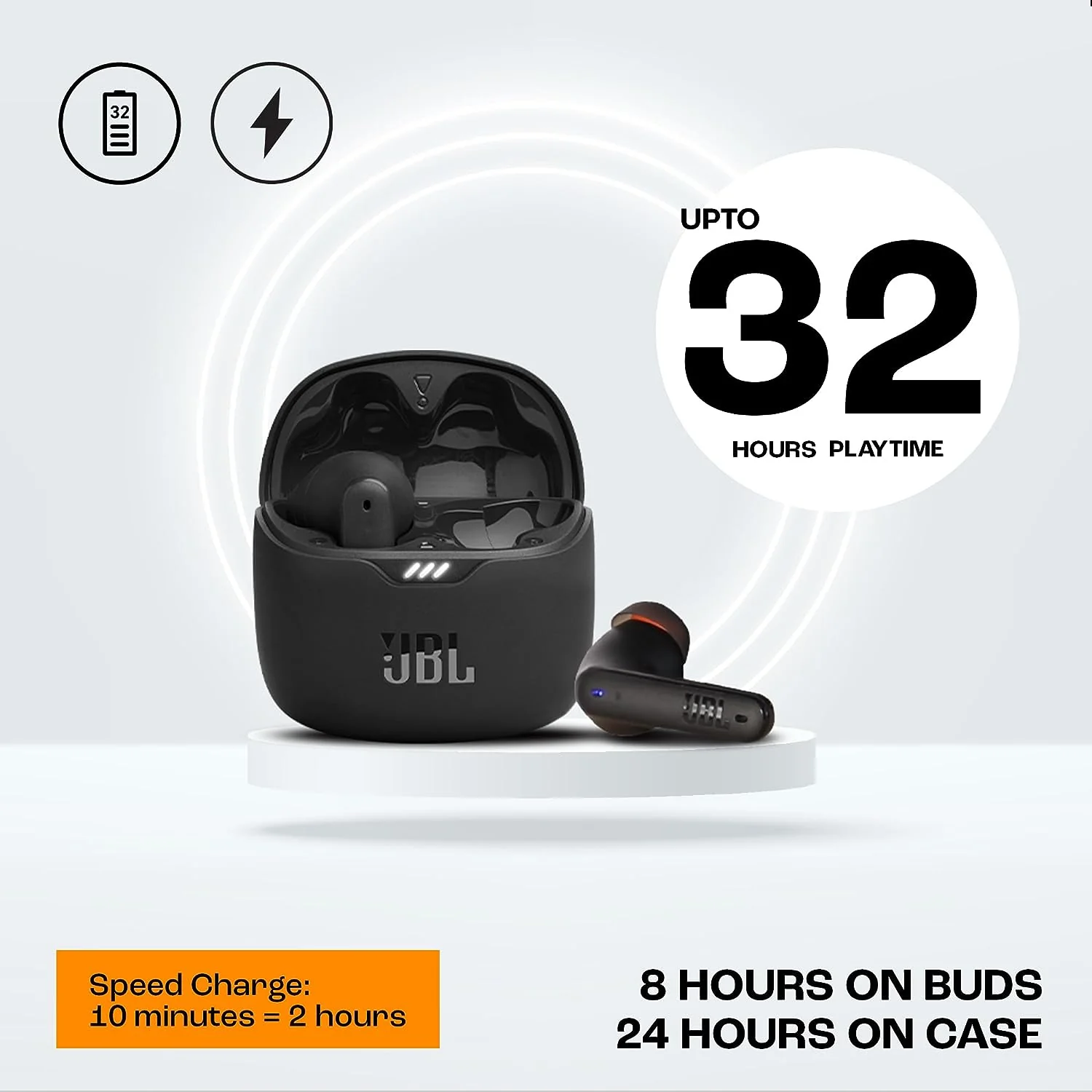 JBL Tune Wireless ANC Earbuds (TWS) with Mic - Image 3