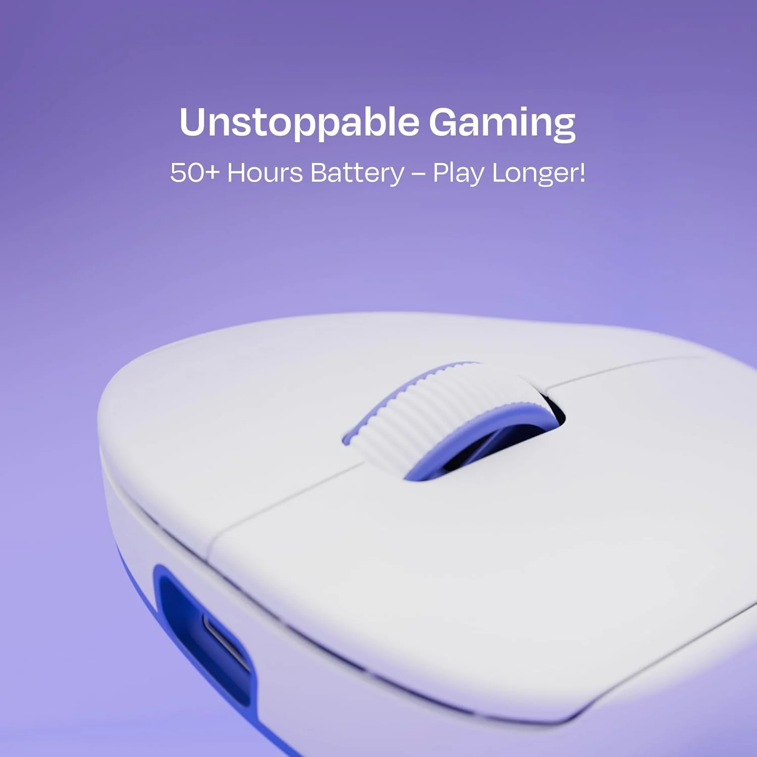 Kreo Anzu 52g Ultralight Ergonomic Wireless Gaming Mouse for PC, Rechargeable Mouse Wireless with 50+Hours Battery Life, High End 80M Huano Switches, 12000DPI - Image 9