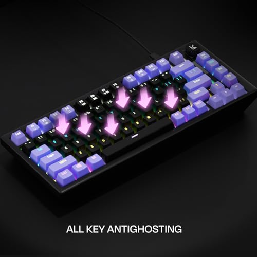 Kreo Hive 75 Mechanical Gaming Keyboard with Per-Key RGB Backlight, Hot-Swappable Switches, Anti-Ghosting Keys and Detachable USB-C Cable - Image 7