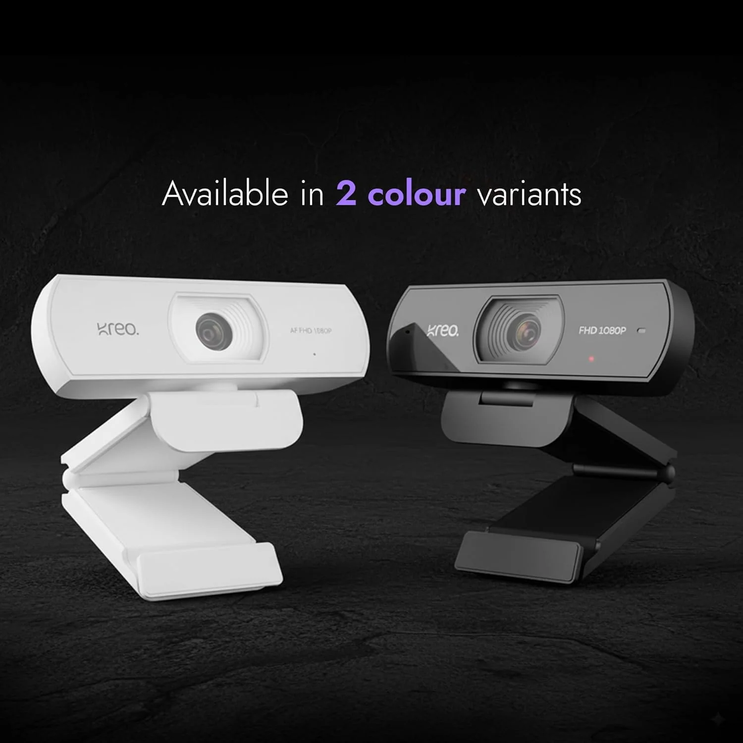 Kreo Owl Full HD 1080P 60 FPS Webcam with Auto-Focus and Built-in Dual Digital Mic, Plug and Play Setup for Video Call, Streaming, YouTube and More, Built-in Privacy Shutter with 360 Rotation (Black) - Image 5