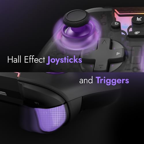 Kreo Surge XB Wireless Gaming Controller with Hall Effect Joysticks & Triggers, Tri-Mode, Turbo Mode, Macro Buttons, RGB, 1000Hz Polling, Gaming controller for PC Wireless, Android. - Image 4
