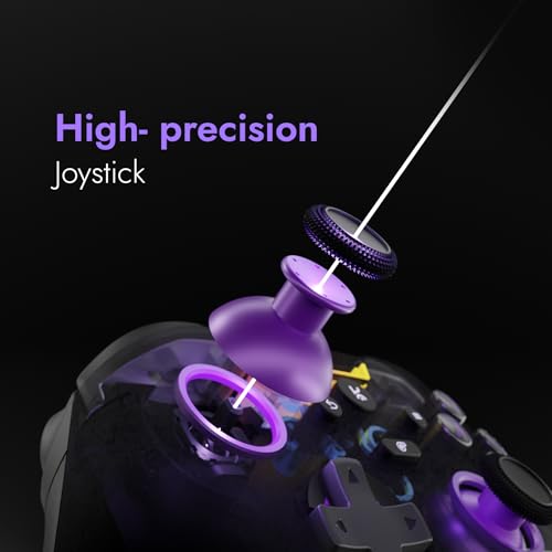 Kreo Surge XB Wireless Gaming Controller with Hall Effect Joysticks & Triggers, Tri-Mode, Turbo Mode, Macro Buttons, RGB, 1000Hz Polling, Gaming controller for PC Wireless, Android. - Image 5
