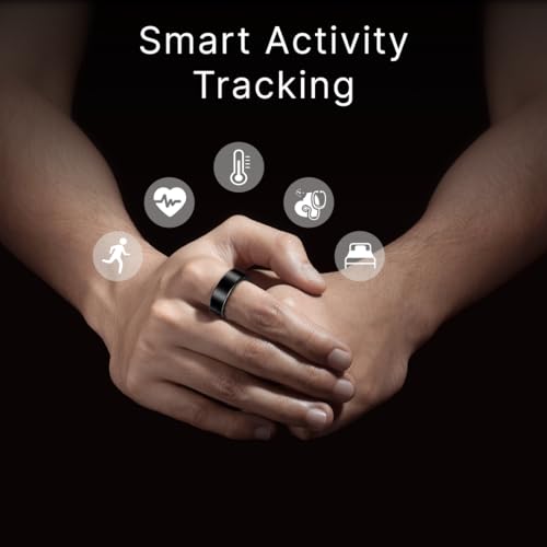 Leaf Halo Smart Ring | Health Tracker | Sleep, Fitness, Stress | Includes 30+ Workout Modes | Battery upto 10 Days | Buy Sizing Kit First | Track Steps, HRV, SPO2 & Periods - Image 4