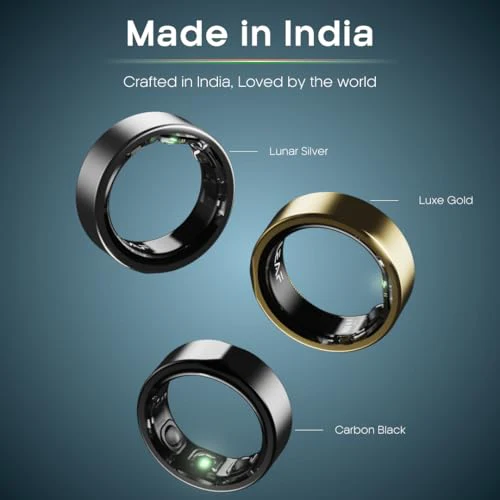 Leaf Halo Smart Ring | Health Tracker | Sleep, Fitness, Stress | Includes 30+ Workout Modes | Battery upto 10 Days | Buy Sizing Kit First | Track Steps, HRV, SPO2 & Periods - Image 7