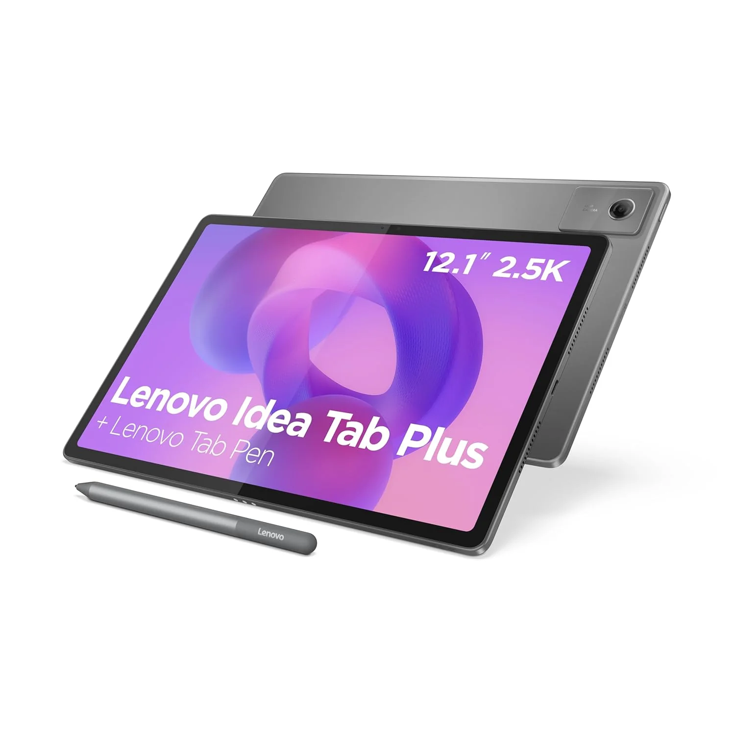 Lenovo Idea Tab Plus with Pen |Wifi +5G |12.1" 2.5K Display, 800nits Peak Brightness |8GB RAM + 256GB ROM (Expandable upto 2TB)| MediaTek Dimensity 6400| 10200mAh|4 Speakers with Dolby Atmos|Luna Grey - Image 12