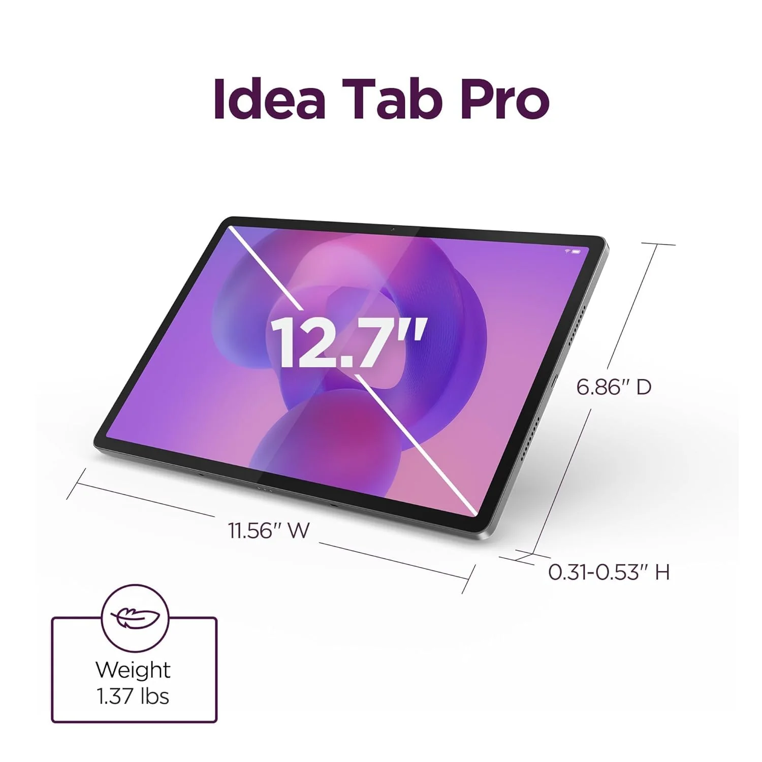 Lenovo Idea Tab Pro Smartchoice Matte Edition with Paper-Like 12.7" 3K Display & Pen Plus|144Hz Refresh|8GB RAM, 256GB ROM|AI-Enabled|MediaTek Dimensity 8300|4 JBL Speakers |45W Charger|1Year ADP Free - Image 4