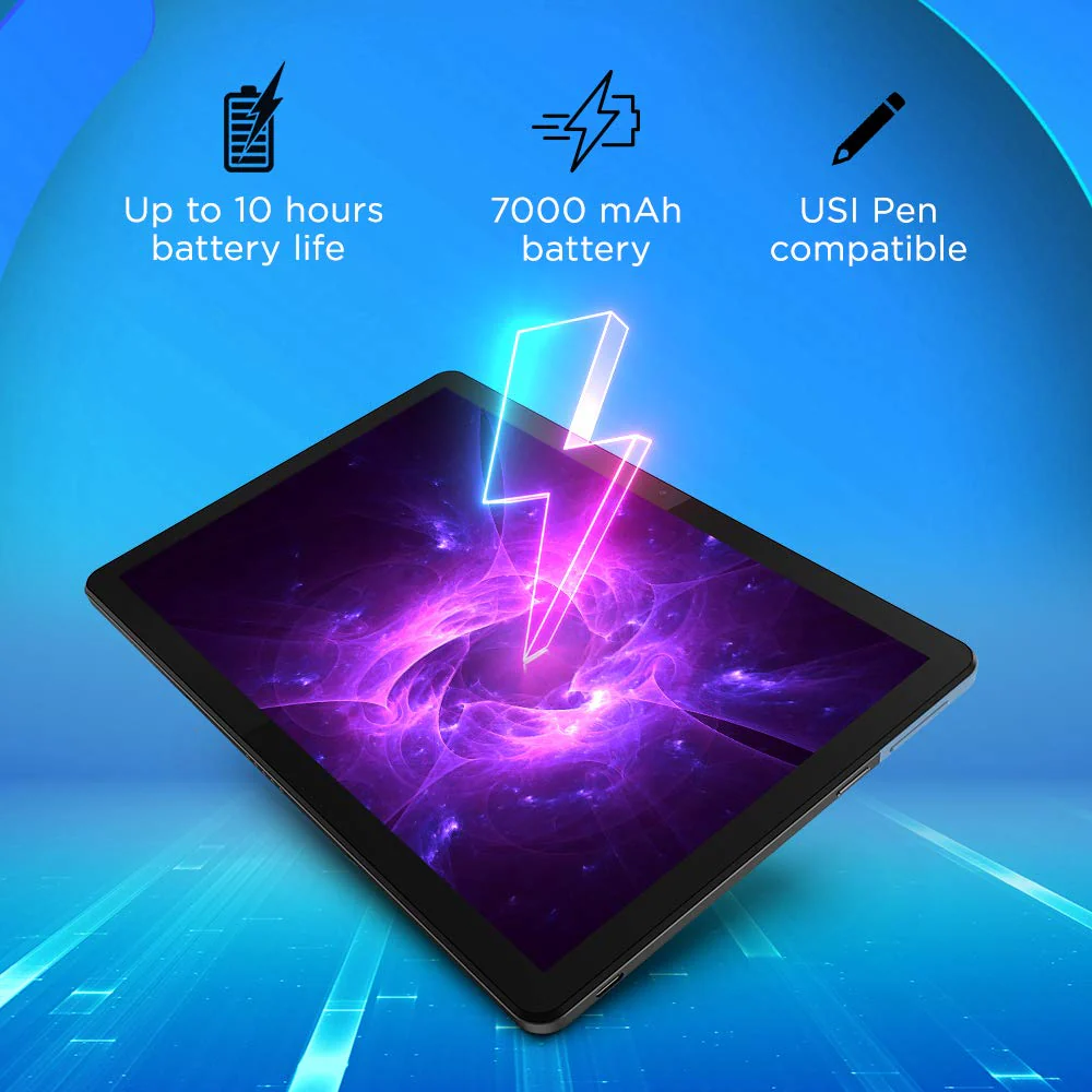 Lenovo Ideapad Duet Chromebook Tablet 25.65 cm (10.1 inch, 4 GB, 128 GB, Wi-Fi Only), Ice Blue, Iron Grey - Image 5