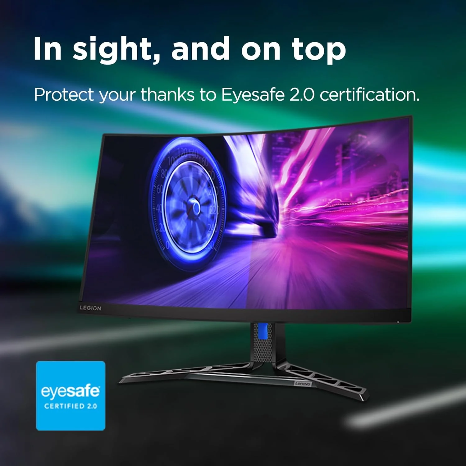 Lenovo Legion-R27qc-30 | 27" (68.5cm) QHD 180Hz Curved Gaming Monitor | 0.5ms, AMD FreeSync, 99%sRGB, 3Wx2Speaker, 2xHDMI 2.1 TMDS, 1xDP 1.4 (HBR3)|Tilt, Swivel, Pivot, Height Adjust|Black| 67C6GAC2IN - Image 6