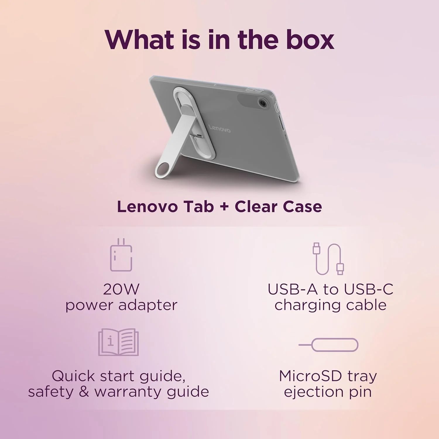 Lenovo Tab | 10.1" Display | Wi-Fi Only | 4 GB RAM + 64 GB ROM (Expandable up to 1 TB) | Metal Body | Dual Speakers with Dolby Atmos | Android 14 | Color: Luna Grey - Image 7