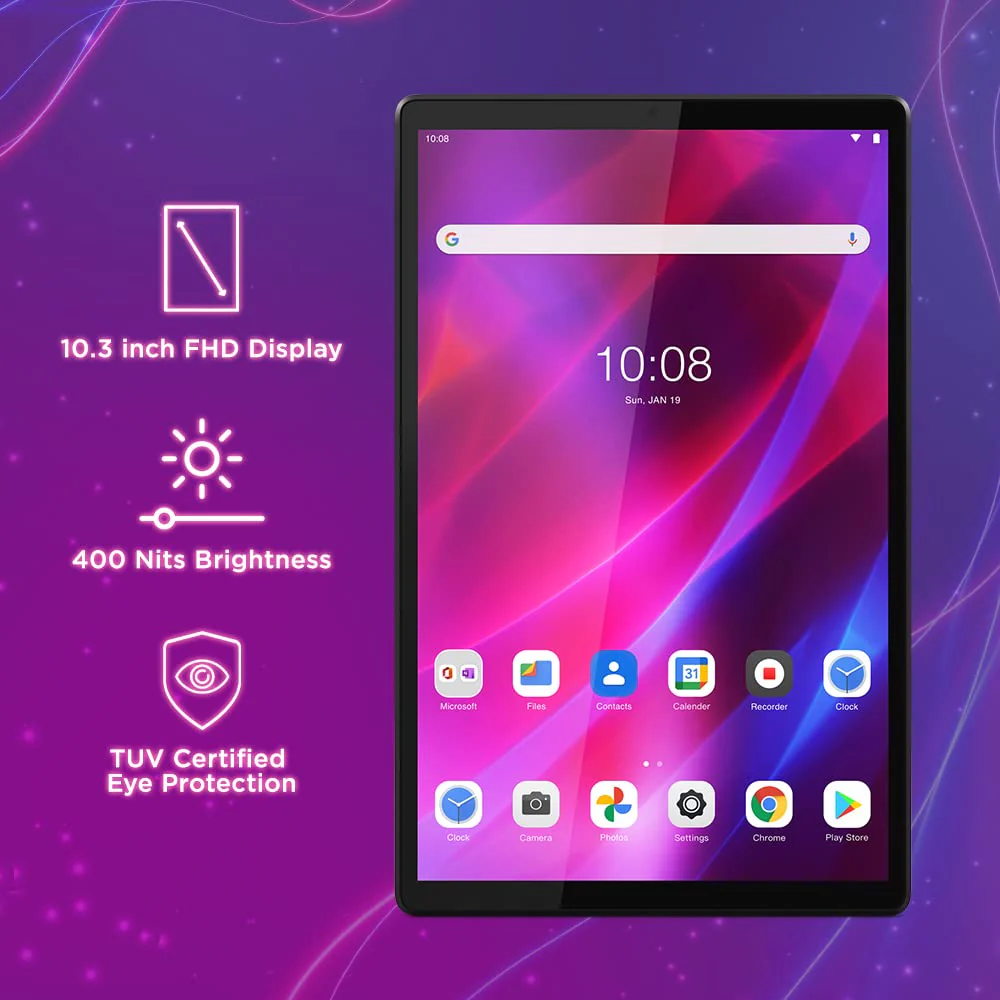Lenovo Tab K10 FHD (10.3 inch), Abyss Blue, TUV Certified Eye Protection, Dolby Atmos - Image 2
