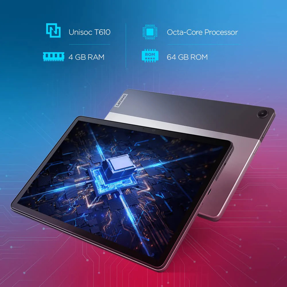 Lenovo Tab M10 FHD 3rd Gen (10.1 inch (25.65 cm), Voice Calling), Storm Grey (BRAND NEW/SEALED) - Image 4