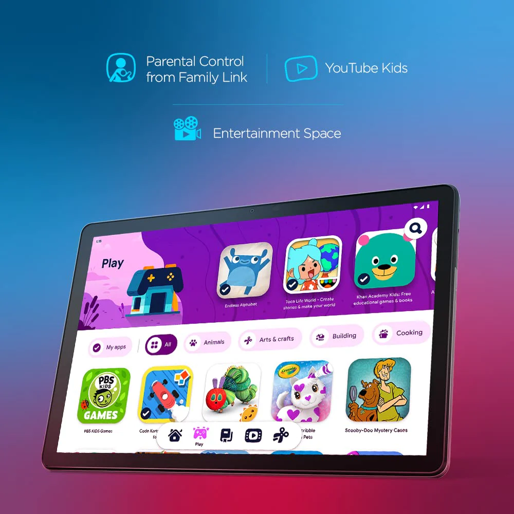 Lenovo Tab M10 FHD 3rd Gen (10.1 inch (25.65 cm), Voice Calling), Storm Grey (BRAND NEW/SEALED) - Image 7