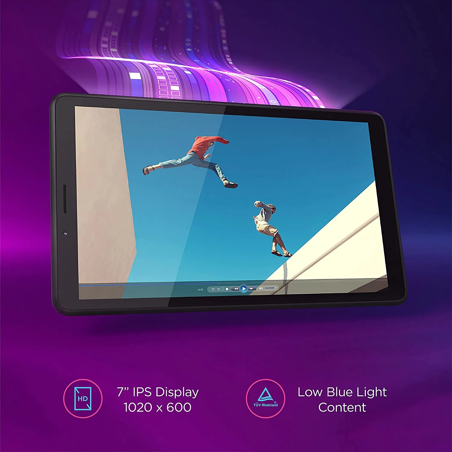 Lenovo Tab M7 | 1 GB RAM 16 GB ROM | 7 inches with Wi-Fi+4G Tablet (Iron Grey) - Image 2