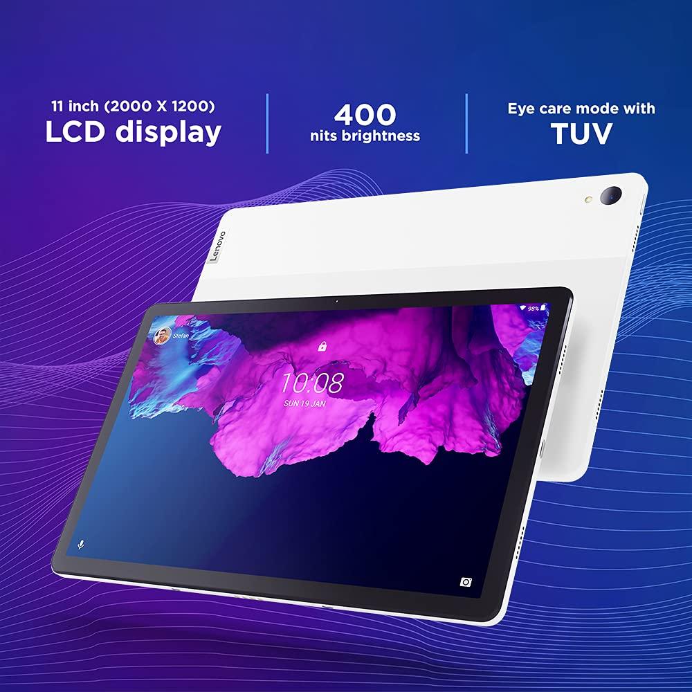 Lenovo Tab P11 (11 inch / 27.94 cms, 4 GB, 128 GB, Wi-Fi + LTE, Data Only), Platinum Grey - Image 2