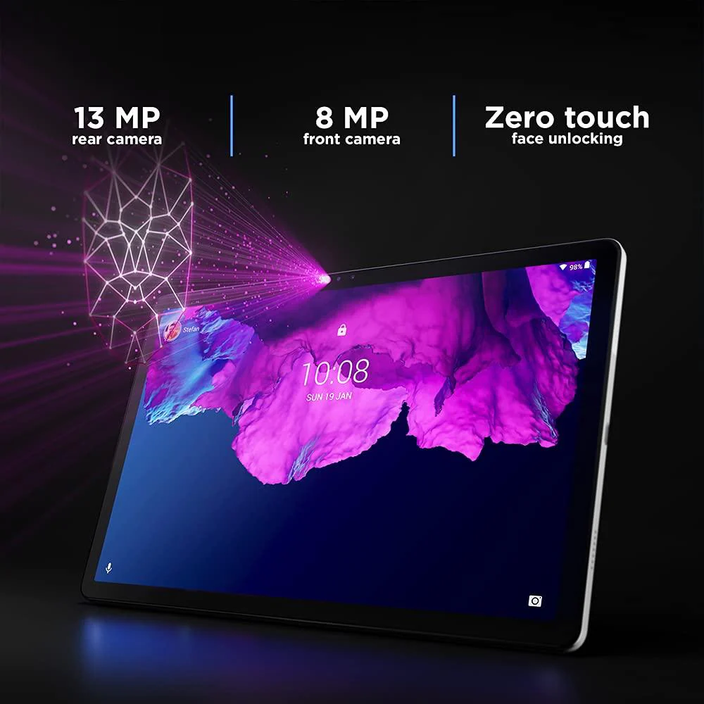Lenovo Tab P11 (11 inch / 27.94 cms, 4 GB, 128 GB, Wi-Fi + LTE, Data Only), Platinum Grey - Image 6