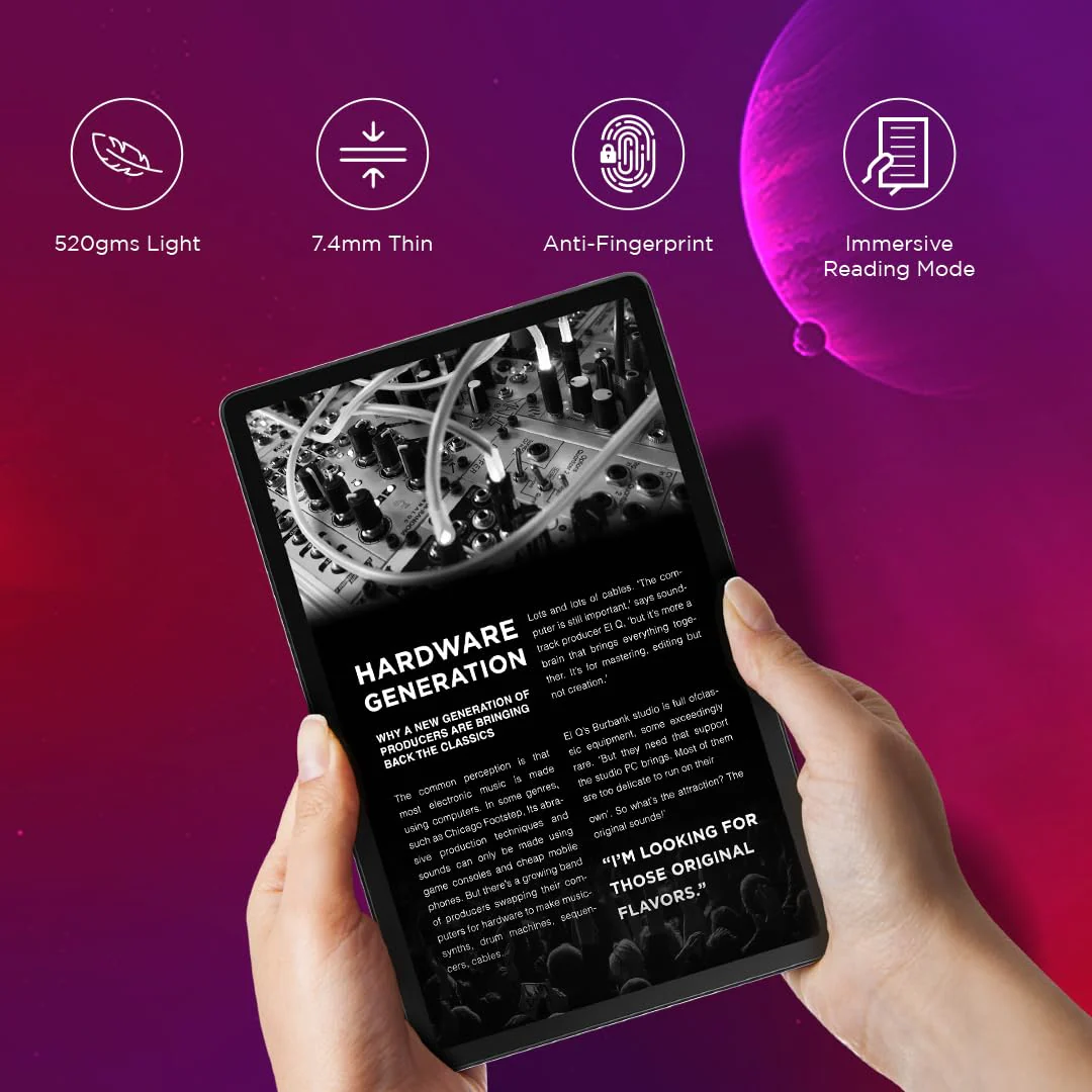 Lenovo Tab P11 (2nd Gen) | 11.5 Inch | 6 GB, 128 GB Expandable | Wi-Fi + LTE (Storm Grey, ZABG0285IN) - Image 2