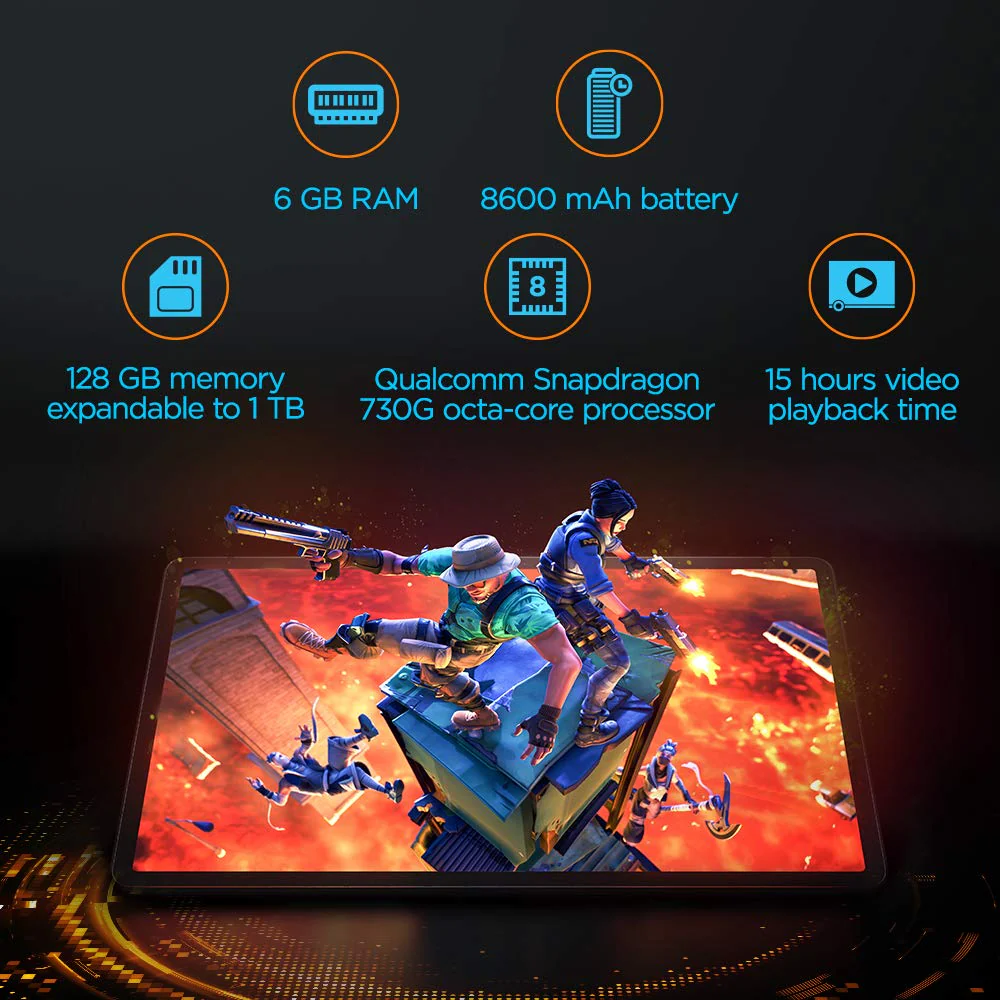 Lenovo Tab P11 Pro (29.21 cm (11.5 inch), 6 GB, 128 GB, Wi-Fi + LTE), Slate Grey - Image 6