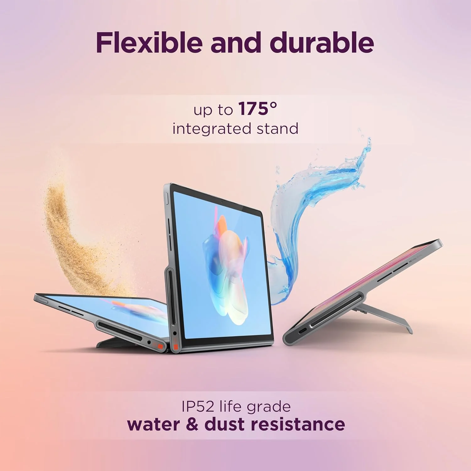 Lenovo Tab Plus with Octa JBL Hi-Fi Speakers| 11.5 Inch, 2K, 90 Hz Refresh| Wi-Fi Tablet| Android 14| 45 W Fast Charger| Built-in Kickstand| Color: Luna Grey - Image 4
