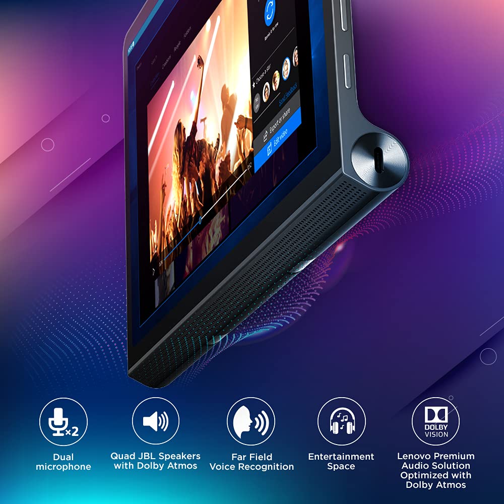 Lenovo Tab Yoga 11 (11 inch/ 27.94 cm, 4GB, 128GB,Wi-Fi+ LTE), Storm Grey - Image 6