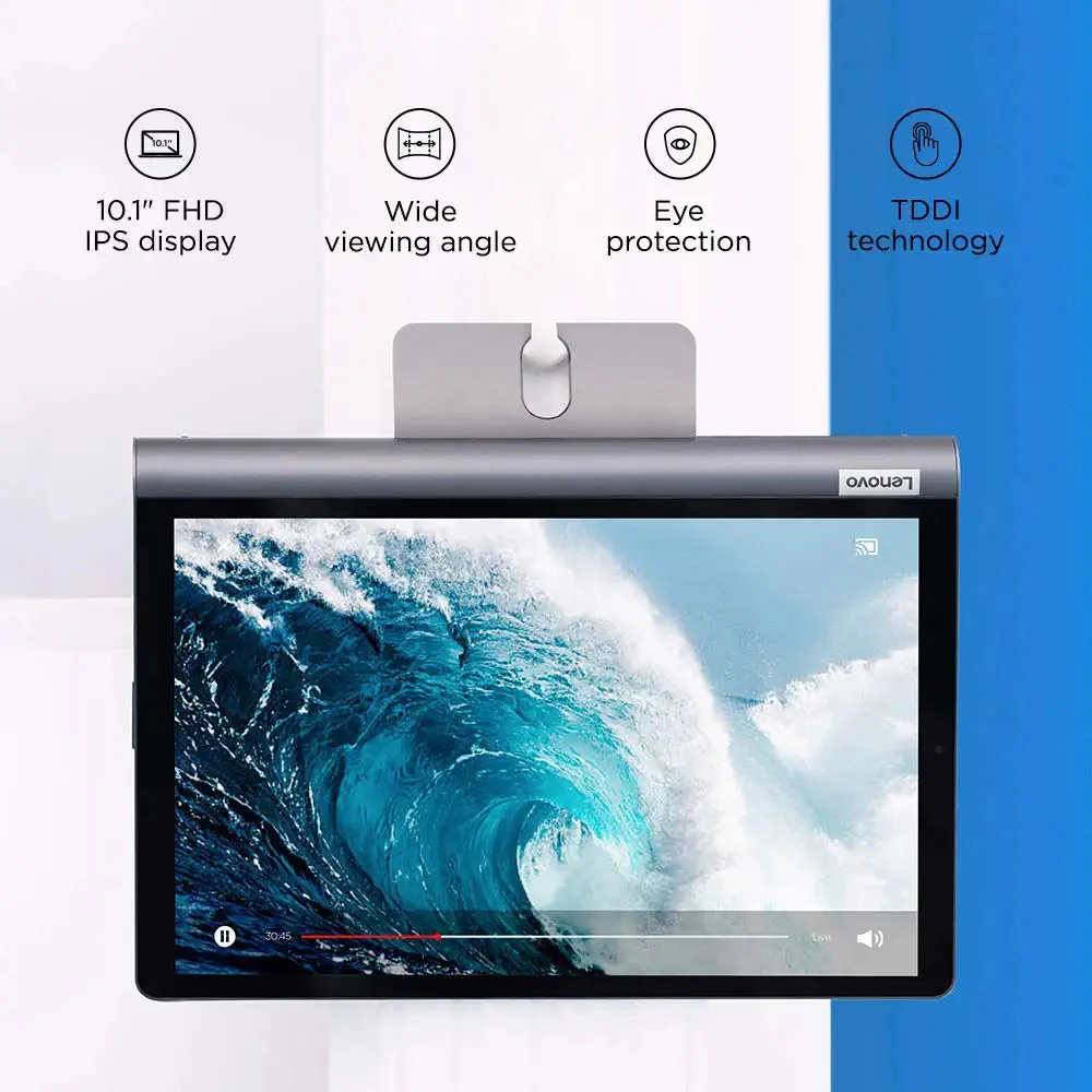 Lenovo Tab Yoga Smart Tablet with The Google Assistant (10.1 inch/25.65 cm, 4GB, 64GB, Wi-Fi + 4G LTE, Calling), Iron Grey - Image 2