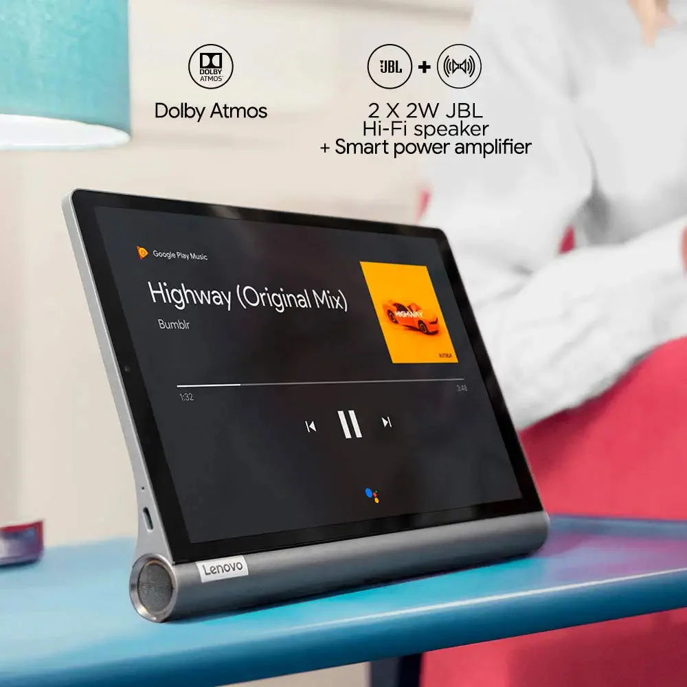 Lenovo Tab Yoga Smart Tablet with The Google Assistant (10.1 inch/25.65 cm, 4GB, 64GB, Wi-Fi + 4G LTE, Calling), Iron Grey - Image 5
